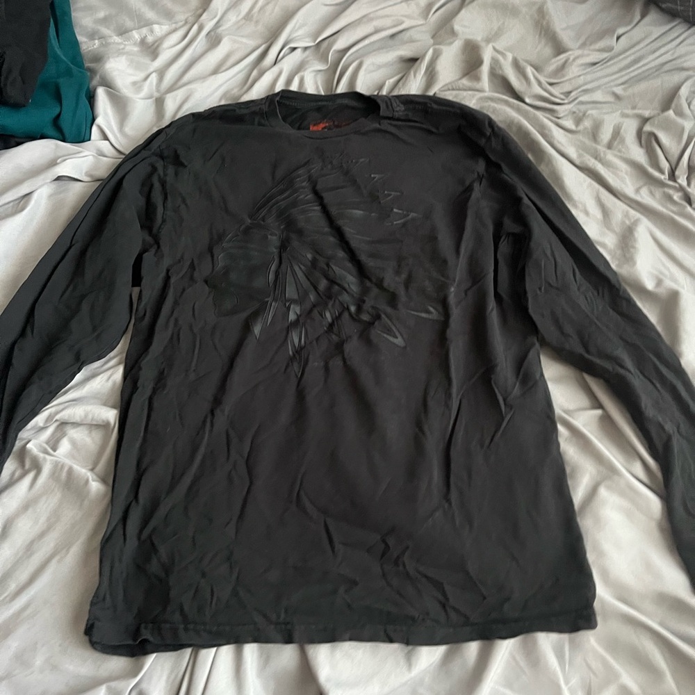 Men's Black Long Sleeve Shirt